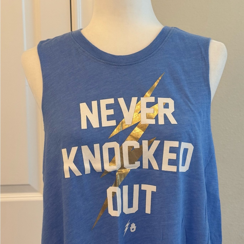 Spiritual Gangster Never Knocked Out Crop Tank - Picture 1 of 6